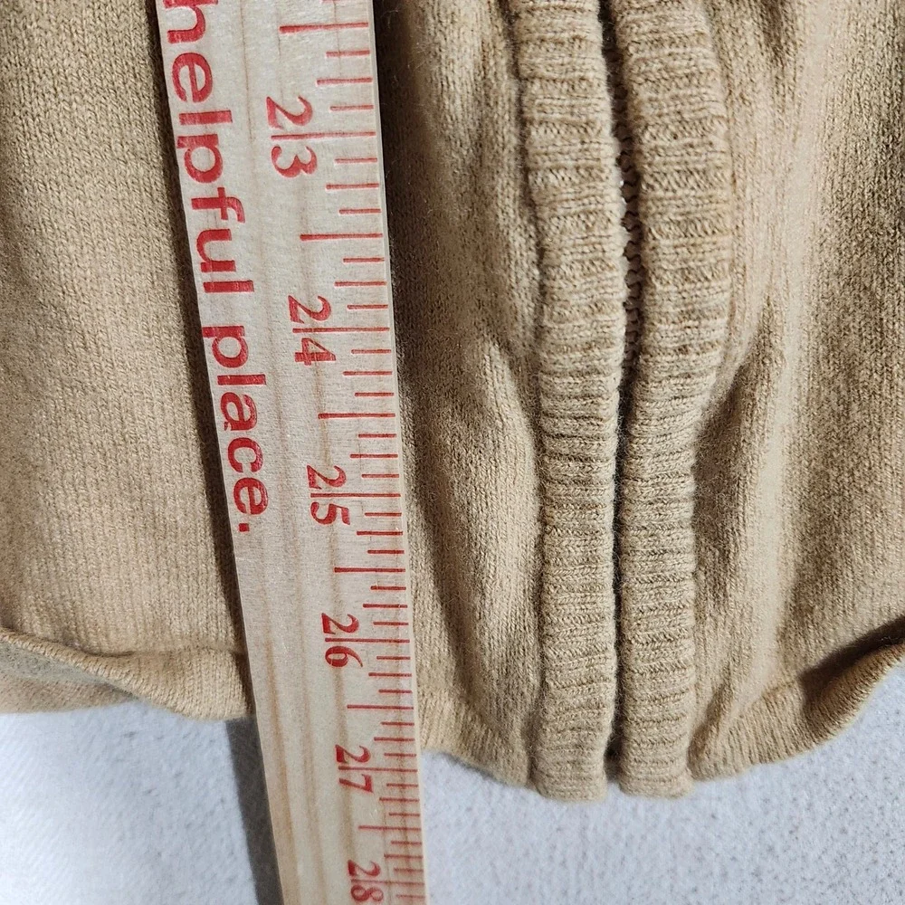 The North Face‎ Mens XL Full Zip Sweater Jacket Beige Gray Trim Outdoors